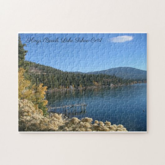 Kings Beach Lake Tahoe Ca 11x14 Puzzle Legpuzzel (Horizontaal)