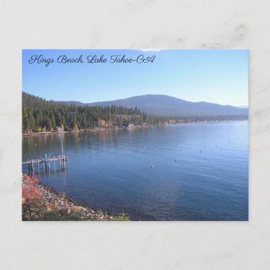 Kings Beach Lake Tahoe Ca Briefkaart (Voorkant)