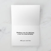 Kings Birthday Wenskaart Kaart (Binnen)