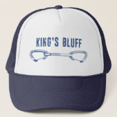 King's Bluff Tennessee Rock Climbing Quickdraw Trucker Pet (Voorkant)