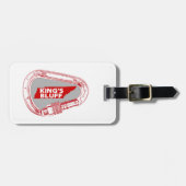 King's Bluff Tennessee Rock Klim Carabiner Bagagelabel (Voorkant horizontaal)