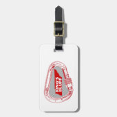 King's Bluff Tennessee Rock Klim Carabiner Bagagelabel (Voorkant verticaal)
