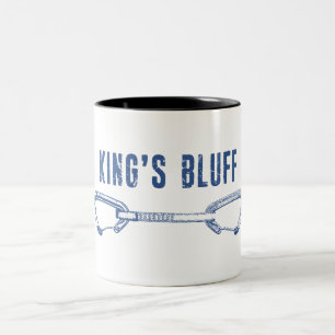 King's Bluff Tennessee Rotsport Klimrek Quickdraw Tweekleurige Koffiemok