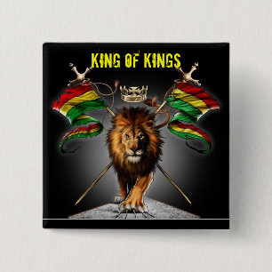 Kings-Button Vierkante Button 5,1 Cm