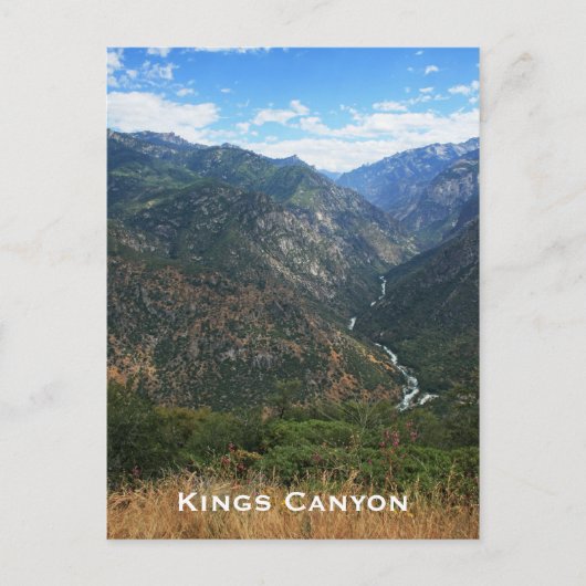 Kings Canyon Briefkaart (Voorkant)