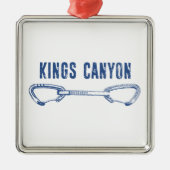 Kings Canyon Climbing Quickdraw Metalen Ornament (Voorkant)