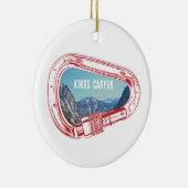 Kings Canyon Klim Carabiner Keramisch Ornament (Rechts)