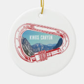 Kings Canyon Klim Carabiner Keramisch Ornament (Voorkant)
