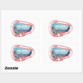 Kings Canyon Klim Carabiner Rechthoekige Sticker (Vel)