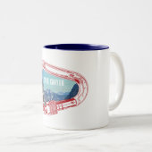 Kings Canyon Klim Carabiner Tweekleurige Koffiemok (Voorkant rechts)