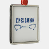 Kings Canyon Klimmen Quickdraw Metalen Ornament (Rechts)