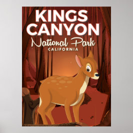 Kings Canyon Nationaal Park Californië Poster