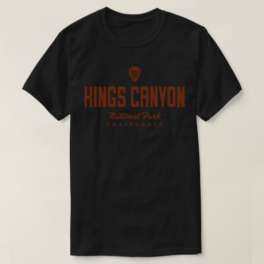 Kings Canyon National Park 1940 - Pijlpunt Bruin T-shirt (Design voorkant)