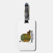 Kings Canyon National Park Backpack Bagagelabel (Achterkant verticaal)