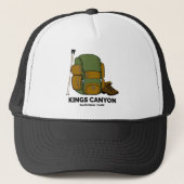 Kings Canyon National Park Backpack Trucker Pet (Voorkant)