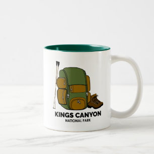 Kings Canyon National Park Backpack Tweekleurige Koffiemok