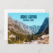 Kings Canyon National Park California Briefkaart (Voorkant / Achterkant)