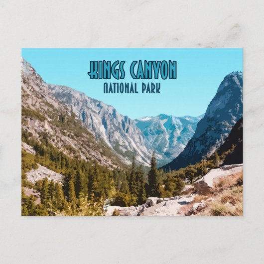 Kings Canyon National Park California Briefkaart (Voorkant)