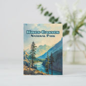 Kings Canyon National Park California  Briefkaart (Staand voorkant)