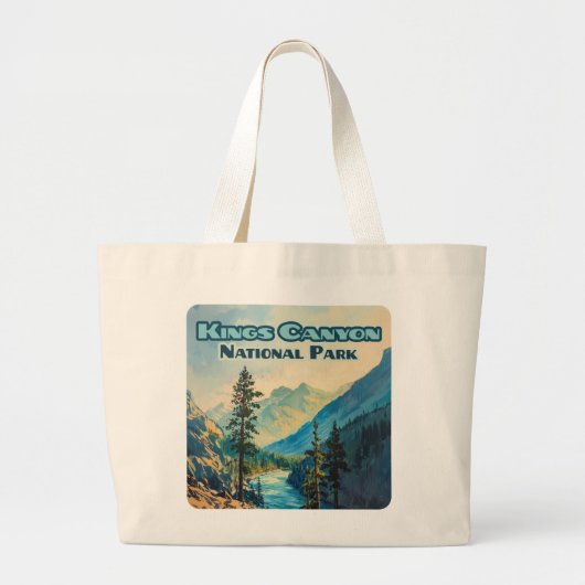 Kings Canyon National Park California  Grote Tote Bag (Voorkant)
