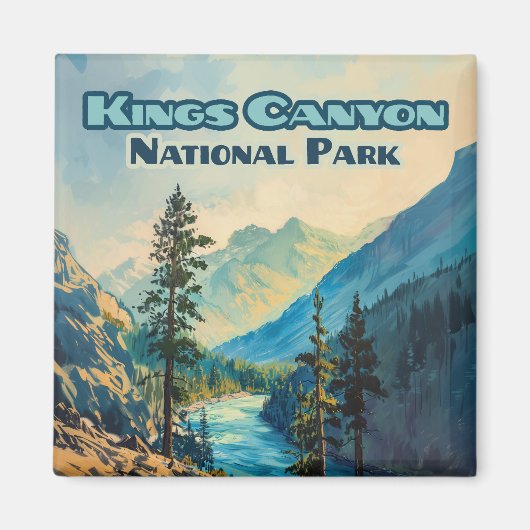 Kings Canyon National Park California  Magneet (Voorkant)