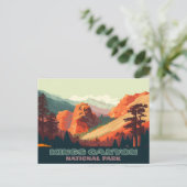 Kings Canyon National Park California Mountains Briefkaart (Staand voorkant)