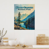 Kings Canyon National Park California  Poster (Keuken)