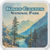 Kings Canyon National Park California  Sticker (Voorkant)