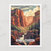 Kings Canyon National Park, Californië, VS Briefkaart (Voorkant)