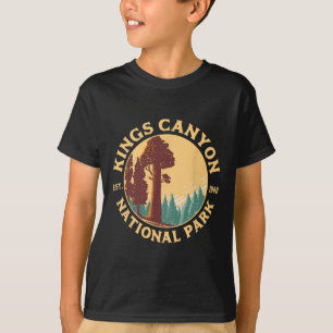 Kings Canyon National Park Californië Wandel Kampe T-shirt