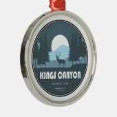 Kings Canyon National Park Deer Metalen Ornament (Rechts)