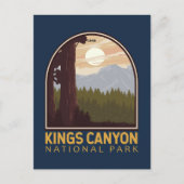 Kings Canyon National Park  Emblem Briefkaart (Voorkant)