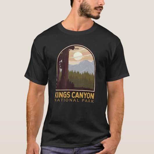 Kings Canyon National Park  Emblem T-shirt (Voorkant)