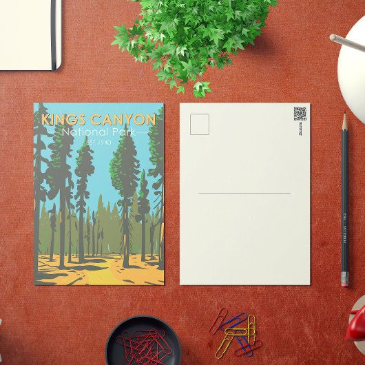 Kings Canyon National Park General Grant  Briefkaart