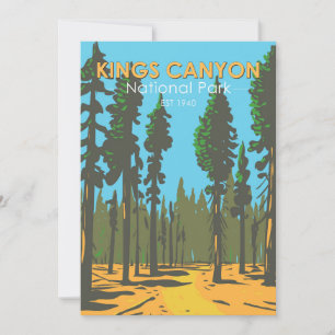 Kings Canyon National Park General Grant  Feestdagenkaart