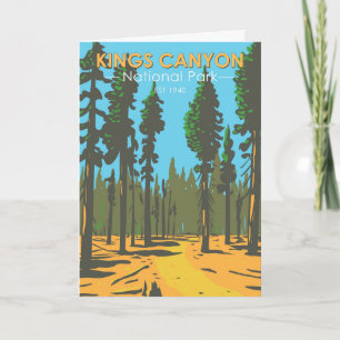 Kings Canyon National Park General Grant  Kaart