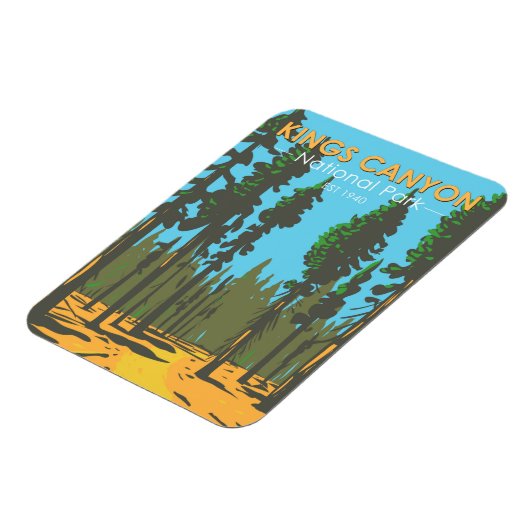 Kings Canyon National Park General Grant  Magneet (Linkerzijde)