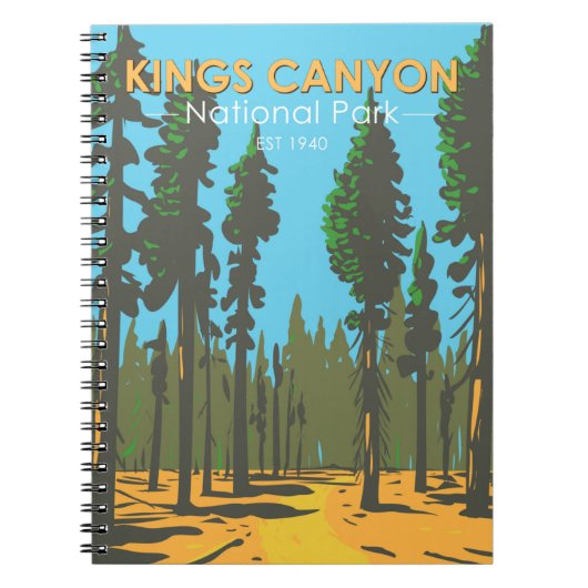Kings Canyon National Park General Grant  Notitieboek (Voorkant)