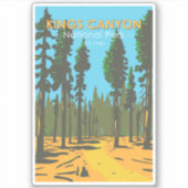 Kings Canyon National Park General Grant  Sticker (Voorkant)