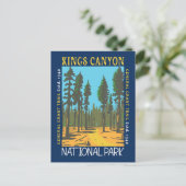 Kings Canyon National Park General Grant Trail Briefkaart (Staand voorkant)