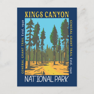 Kings Canyon National Park General Grant Trail Briefkaart