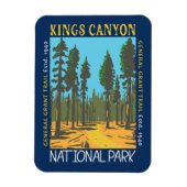 Kings Canyon National Park General Grant Trail Magneet (Verticaal)