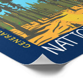 Kings Canyon National Park General Grant Trail Poster (Hoek)
