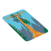 Kings Canyon National Park General Grant Tree Magneet (Rechterzijde)