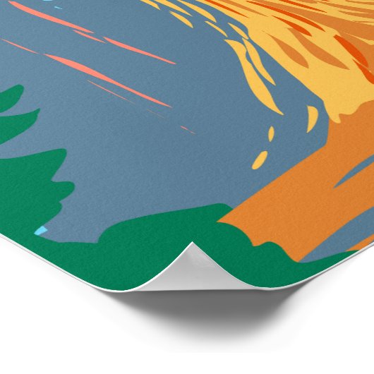 Kings Canyon National Park General Grant Tree Poster (Hoek)