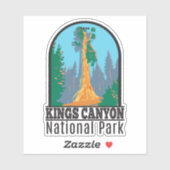 Kings Canyon National Park General Grant Tree Sticker (Vel)