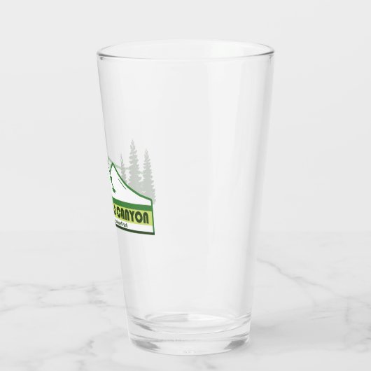 Kings Canyon National Park Green Stripes Glas (Links)