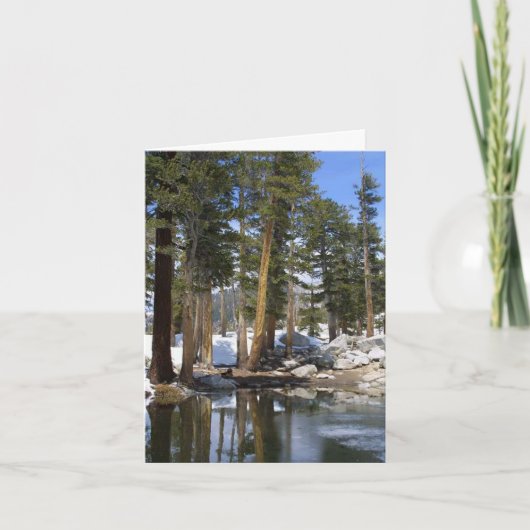 Kings Canyon National Park Holiday Card Feestdagen Kaart (Voorkant)