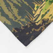 Kings Canyon National Park Illustratie Reiskunst Fleece Deken (Hoek)