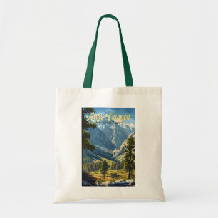 Kings Canyon National Park Illustratie Reiskunst Tote Bag